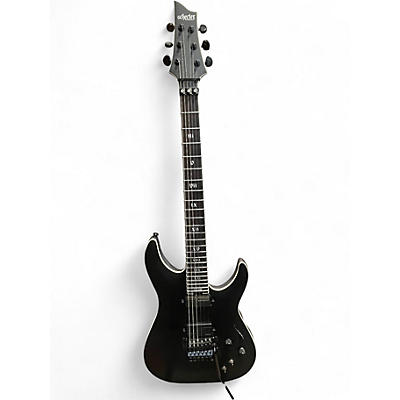 Used 2025 Schecter Guitar Research C-1 FR-S SLS Elite Evil Twin Satin Black Solid Body Electric Guitar