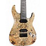 Used 2025 Schecter Guitar Research Omen Elite 7 Natural Maple Burl Solid Body Electric Guitar Natural Maple Burl