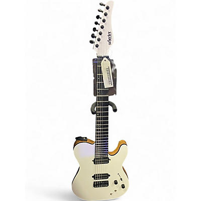 Used 2025 Schecter Guitar Research PT-7 SLS Gloss White Solid Body Electric Guitar