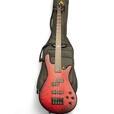 Used 2025 Spector NS PULSE Trans Red Electric Bass Guitar