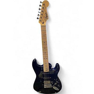 Used 2025 Squier Affinity Stratocaster Black Solid Body Electric Guitar