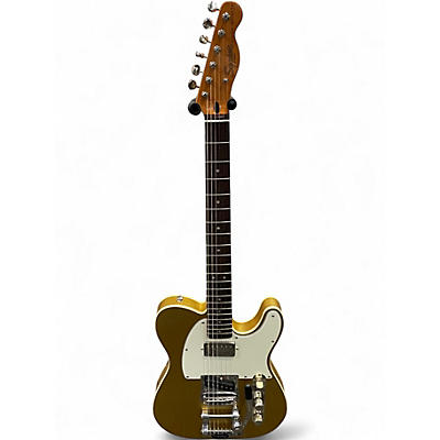 Used 2025 Squier Classic Vibe '60s Custom Telecaster SH Aztec Gold Solid Body Electric Guitar