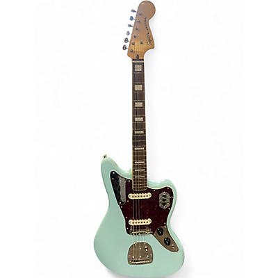 Used 2025 Squier Classic Vibe '70s Jaguar Daphne Blue Solid Body Electric Guitar