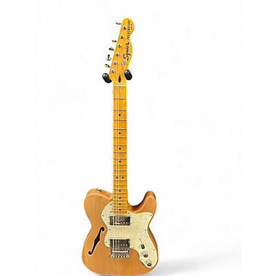Used 2025 Squier Classic Vibe 70s Thinline Telecaster Natural Hollow Body Electric Guitar