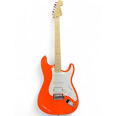 Used 2025 Squier Sonic Stratocaster Tahitian Coral Solid Body Electric Guitar