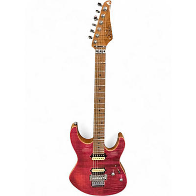 Used 2025 Suhr CUSTOM SHOP MODERN MAGENTA PINK STAIN Solid Body Electric Guitar