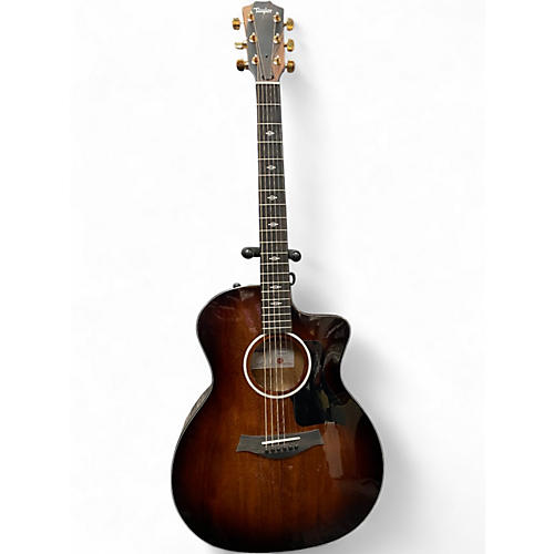 Used 2025 Taylor 224CEKDLX Shaded Edge Burst Acoustic Electric Guitar Shaded Edge Burst