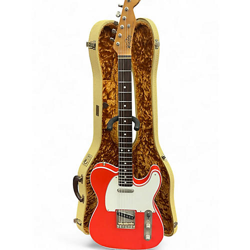 Used 2025 Whitfill T Relic Double Bound Fiesta Red Solid Body Electric Guitar Fiesta Red