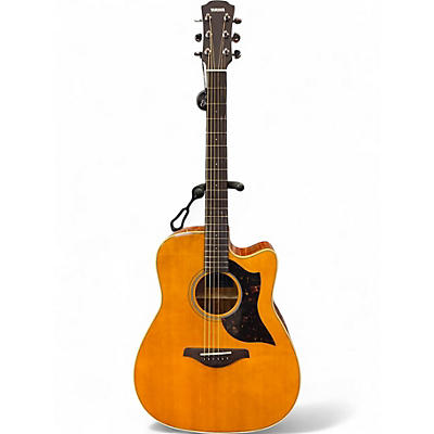 Used 2025 Yamaha A1M  Antique Natural Acoustic Electric Guitar