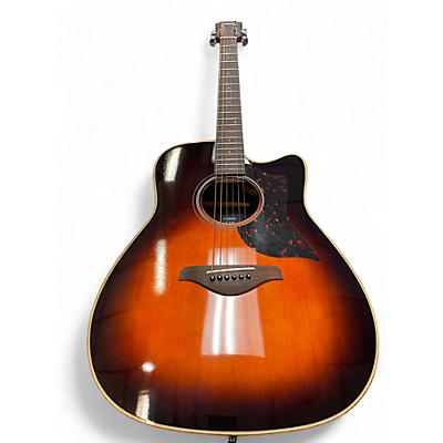 Used 2025 Yamaha A1R 2 Tone Sunburst Acoustic Electric Guitar