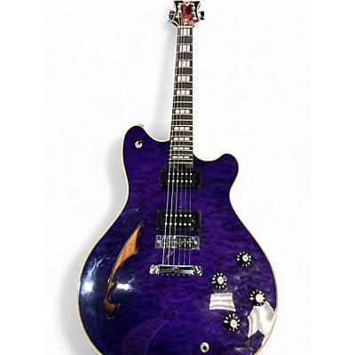 Used 2026 EVH SA-126 SPECIAL TRANSPARENT PURPLE Hollow Body Electric Guitar