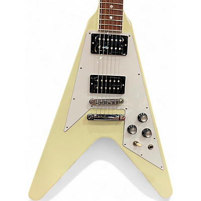 Used 2026 Gibson FLYING V 70'S REISSUE Alpine White Solid Body Electric Guitar