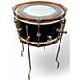 Used A & F Drum Co 16in Mahogany Club Black Snare Black Drum Black 36