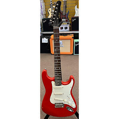 Abilene Used ABILENE STRAT Red Solid Body Electric Guitar