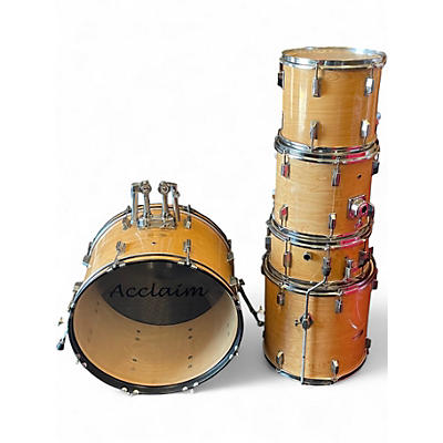 Used ACCLAIM 5 Piece MAPLE Natural Drum Kit