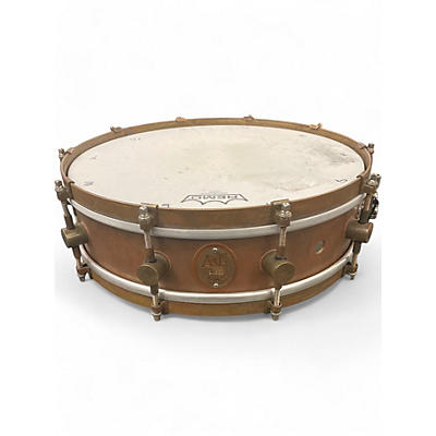 A&F Drum  Co Used A&F Drum  Co 14X4 RAW BRONZE PATINA Drum