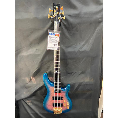 Aio Used AIO WOLF KTB5 Aura Burst Electric Bass Guitar