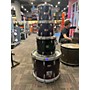 Used Ajp Used AJP 4 piece Custom Embroidered Leather Drum Kit Embroidered Leather