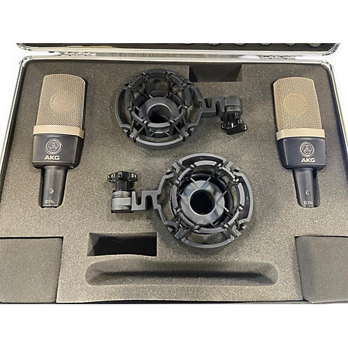 Used AKG 314 matching pair Recording Microphone Pack