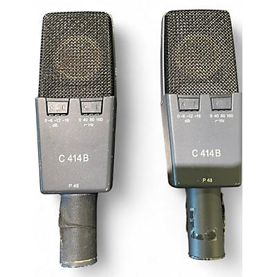 Used AKG C414B XLS/ST Stereo Set Recording Microphone Pack