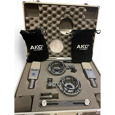 Used AKG C414XLS/ST Stereo Set Condenser Microphone