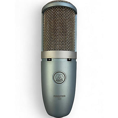 Used AKG Perception 220 Silver Condenser Microphone