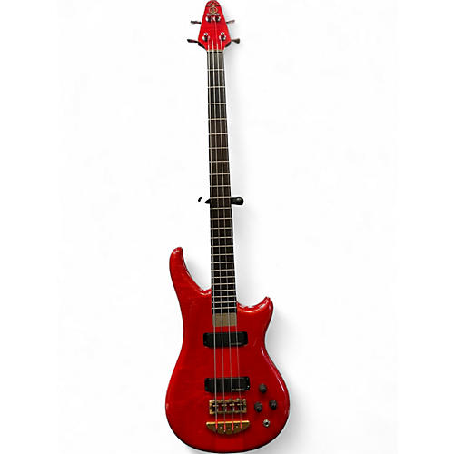 Used ALEMBIC 1991 Essence  Trans red Electric Bass Guitar Trans red
