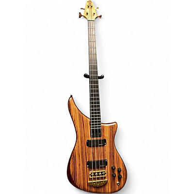 Used ALEMBIC EPIC Zebra Wood Electric Bass Guitar