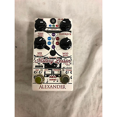 Used ALEXANDER PEDALS V3 HISTORY LESSON DELAY Effect Pedal