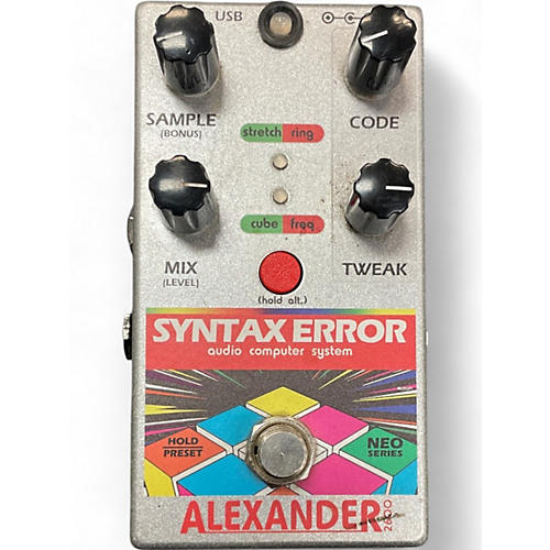 Alexander Used ALEXANDER  SYNTAX ERROR Effect Pedal