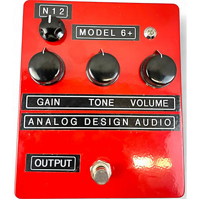 Analog Design Audio Used ANALOG DESIGN AUDIO Model 6+ Red Mid 2010 Effect Pedal