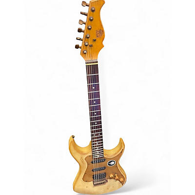 Used AXL BADWATER Natural Solid Body Electric Guitar