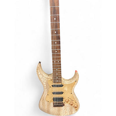 Used AXL BADWATER SRO HSS CRACKED WHITE  Solid Body Electric Guitar