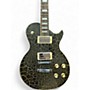 Used AXL Badwater 1216 Black Crackle Solid Body Electric Guitar Black Crackle
