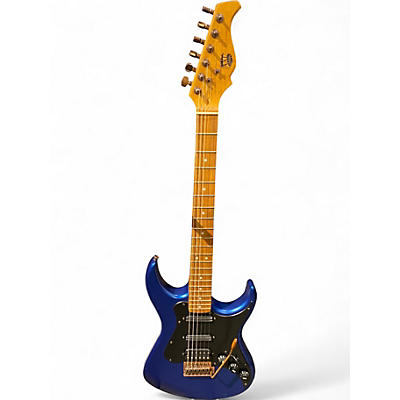 Used AXL Badwater HSS Dark Blue Solid Body Electric Guitar