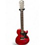 Used AXL Bulldog Red Solid Body Electric Guitar Red