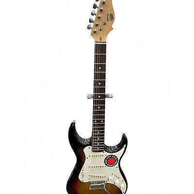 Used AXL DOUBLE CUTAWAY 2 Color Sunburst Solid Body Electric Guitar
