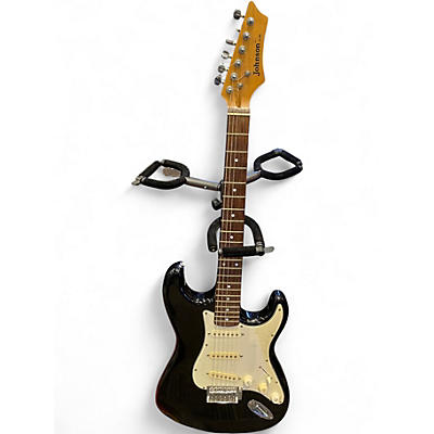Used AXL JOHNSON STRAT Black Solid Body Electric Guitar
