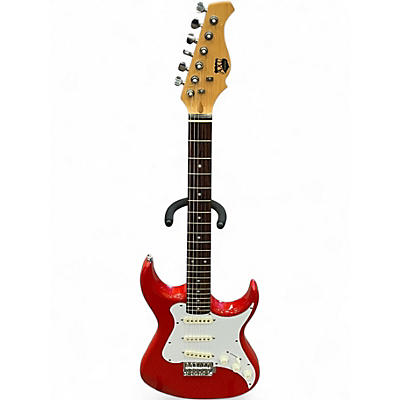 Used AXL S STYLE Candy Apple Red Solid Body Electric Guitar