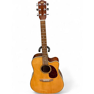Used AXL ag-d30 Natural Acoustic Guitar