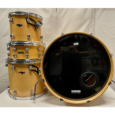 Used AYOTTE 4 piece DRUMSMITH Natural Drum Kit