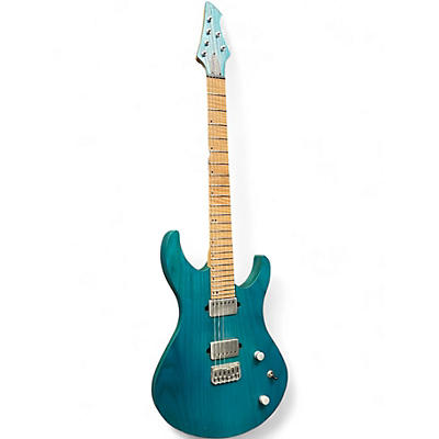Used Acacia Hades Pro Teal Solid Body Electric Guitar