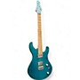 Used Acacia Hades Pro Teal Solid Body Electric Guitar Teal