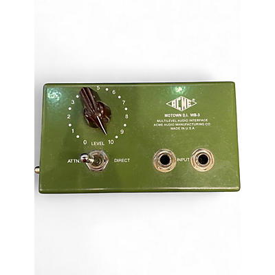 Used Acme MOTOWON D.I. WB-3 Direct Box