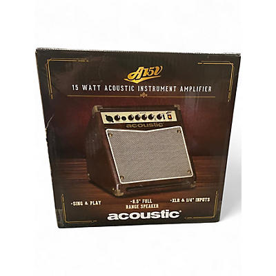 Used Acoustic A15 15W 1x6.5 Acoustic Guitar Combo Amp