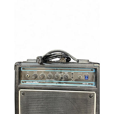 Used Acoustic AG15 15W 1X8 Acoustic Guitar Combo Amp