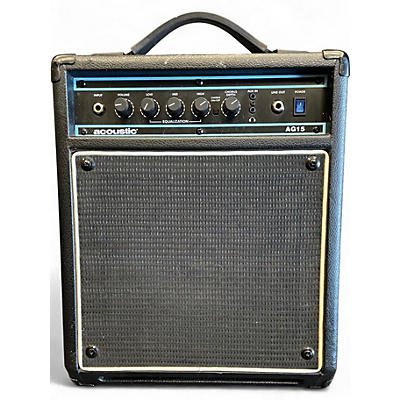 Used Acoustic AG15 15W 1X8 Acoustic Guitar Combo Amp