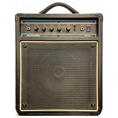 Used Acoustic AG15 15W 1X8 Acoustic Guitar Combo Amp