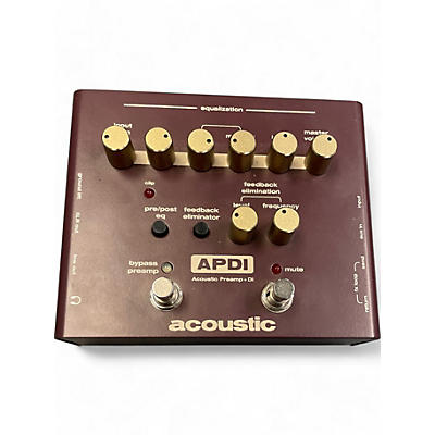 Used Acoustic APDI ACOUSTIC PREAMP + DI Guitar Preamp