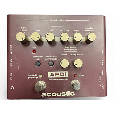 Used Acoustic APDI Effect Pedal Package